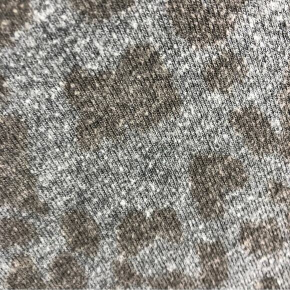 Sundry gray brown animal print open front cardigan size 1 or Small - Picture 7 of 15